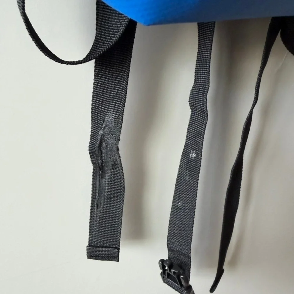 Purebred Fisherman Waterproof Roll Top Dry Bag Backpack Blue Fishing Hawaii